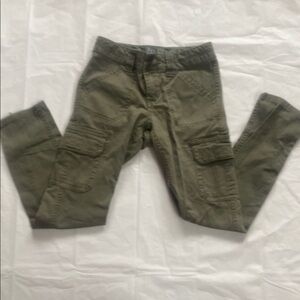Kids Olive green Cargo Pants